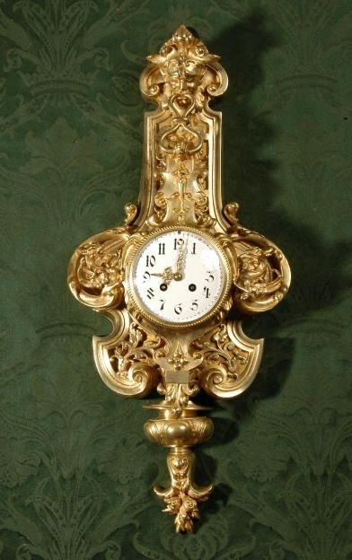 ***** Sold ***** Large and Stunning Gothic Cartel Clock by ~ Samuel Marti ~ French - Circa 1900 ~